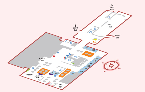 Map of first floor