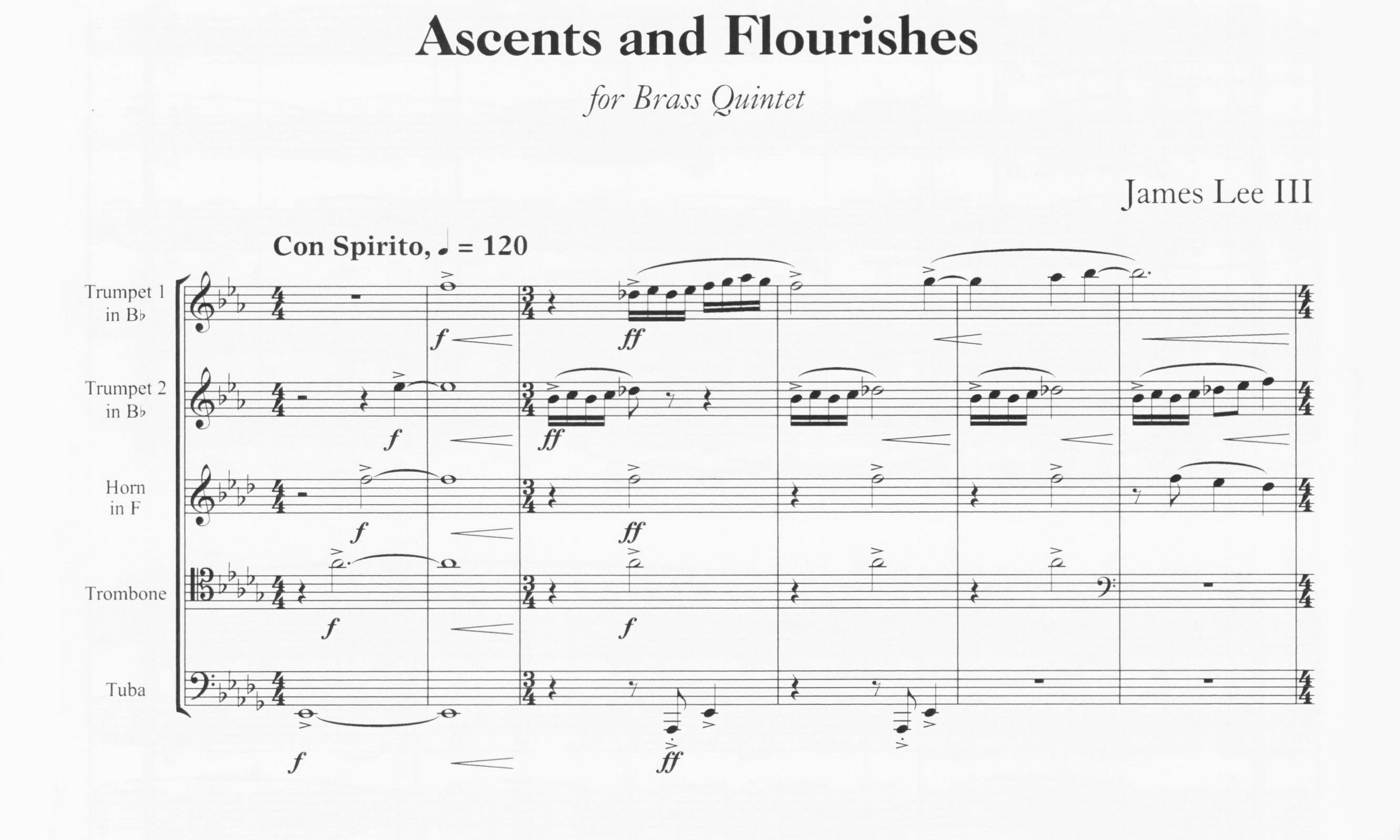Lee, James - Ascents and Flourishes