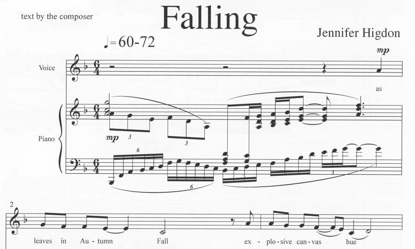 Falling - Jennifer Higdon
