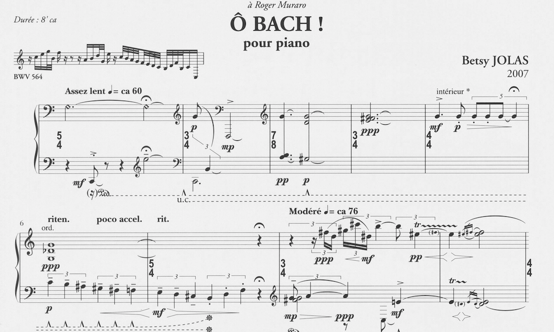 Ô Bach!