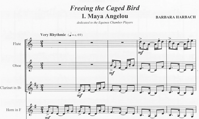 Freeing the Caged Bird - Barbara Harbach