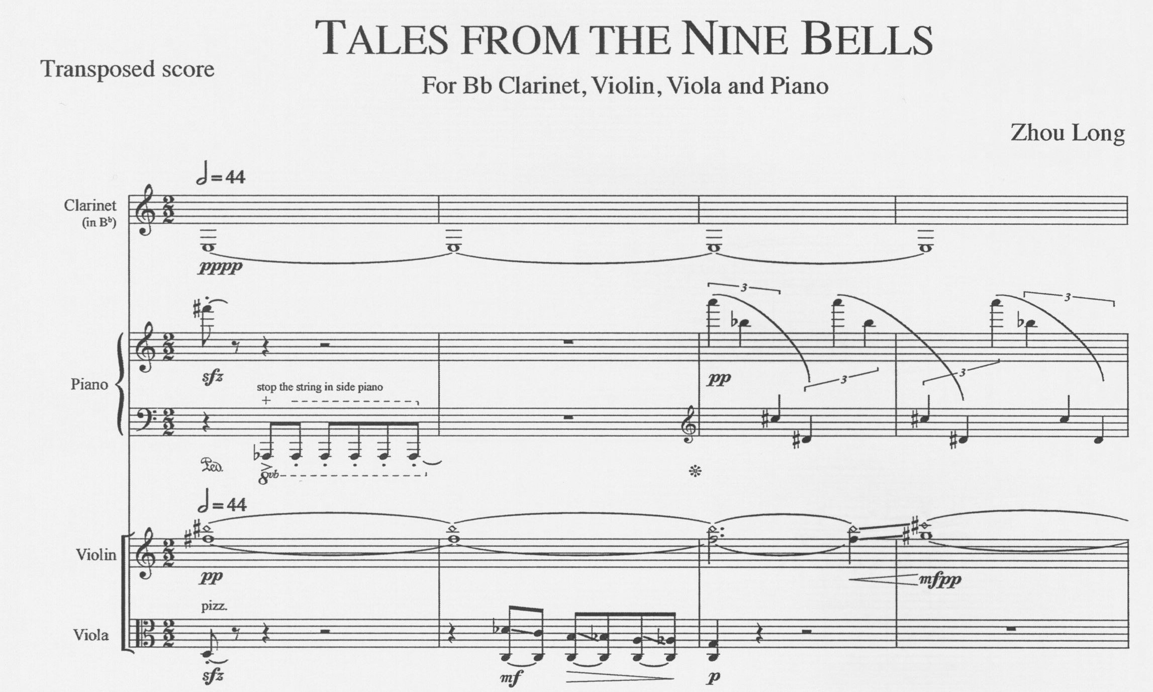Tales from the Nine Bells - Zhou Long