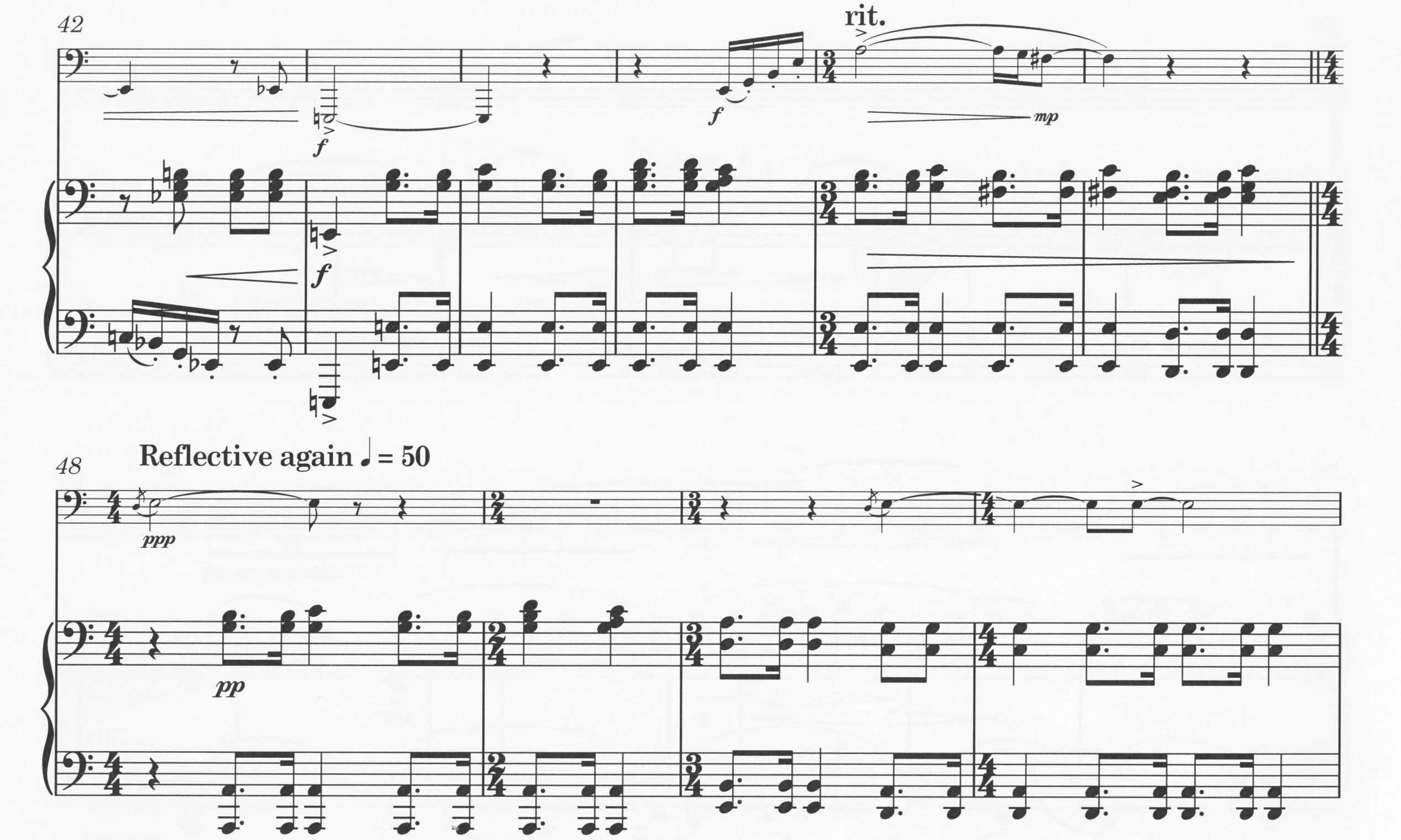 Quinn Mason - Sonata for tuba and piano "Darkplace"