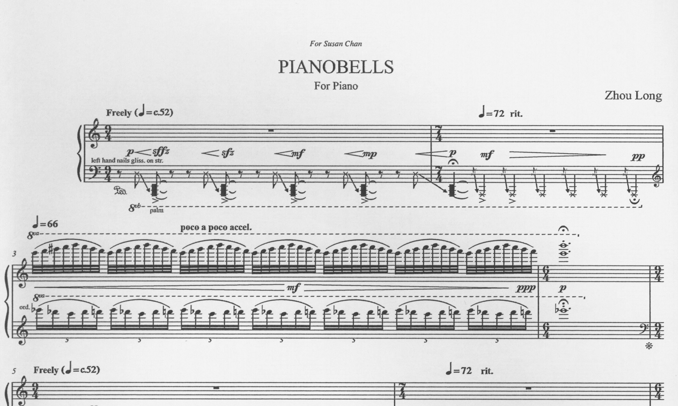 Pianobells - Zhou Long