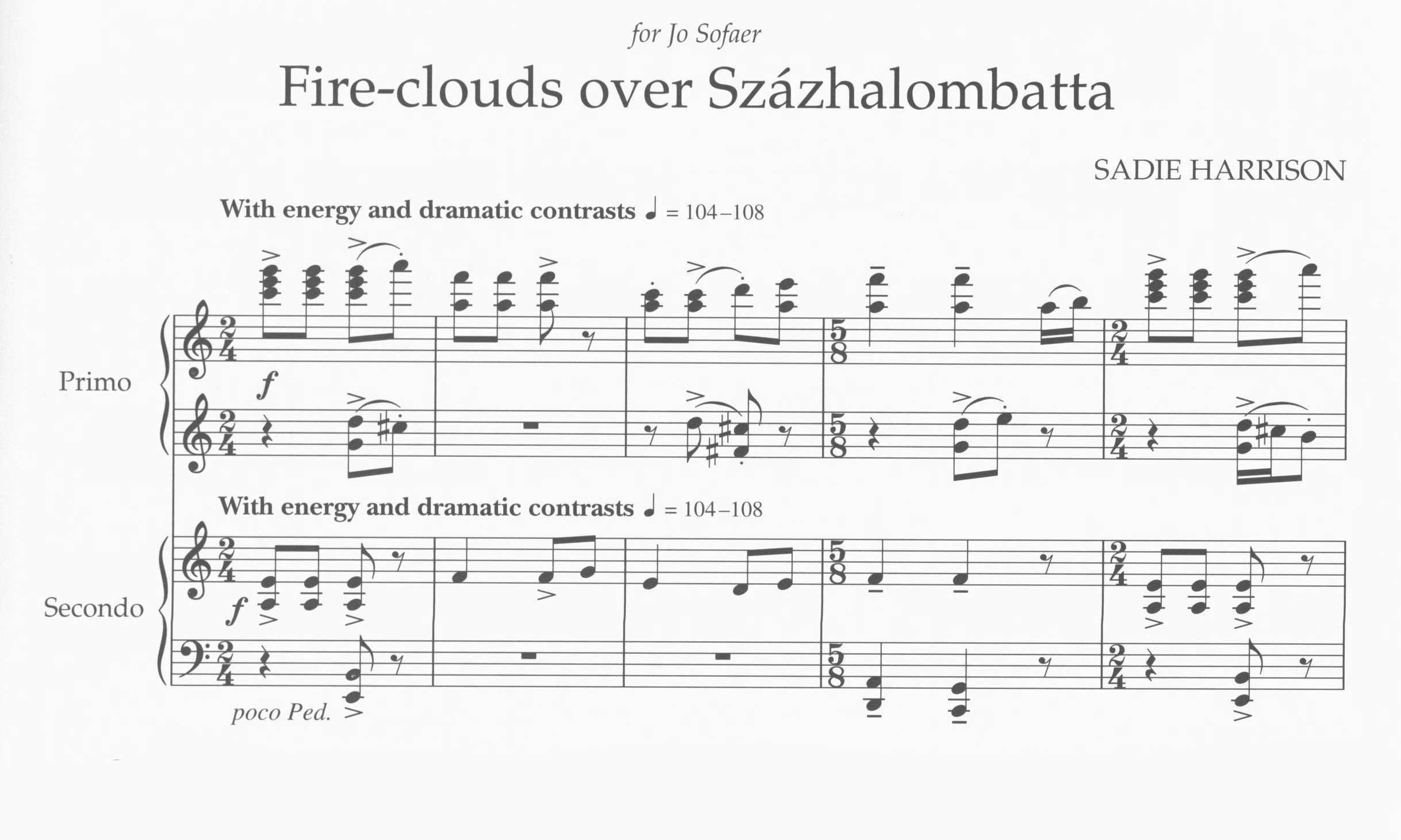 Fire-clouds over Százhalombatta - Sadie Harrison