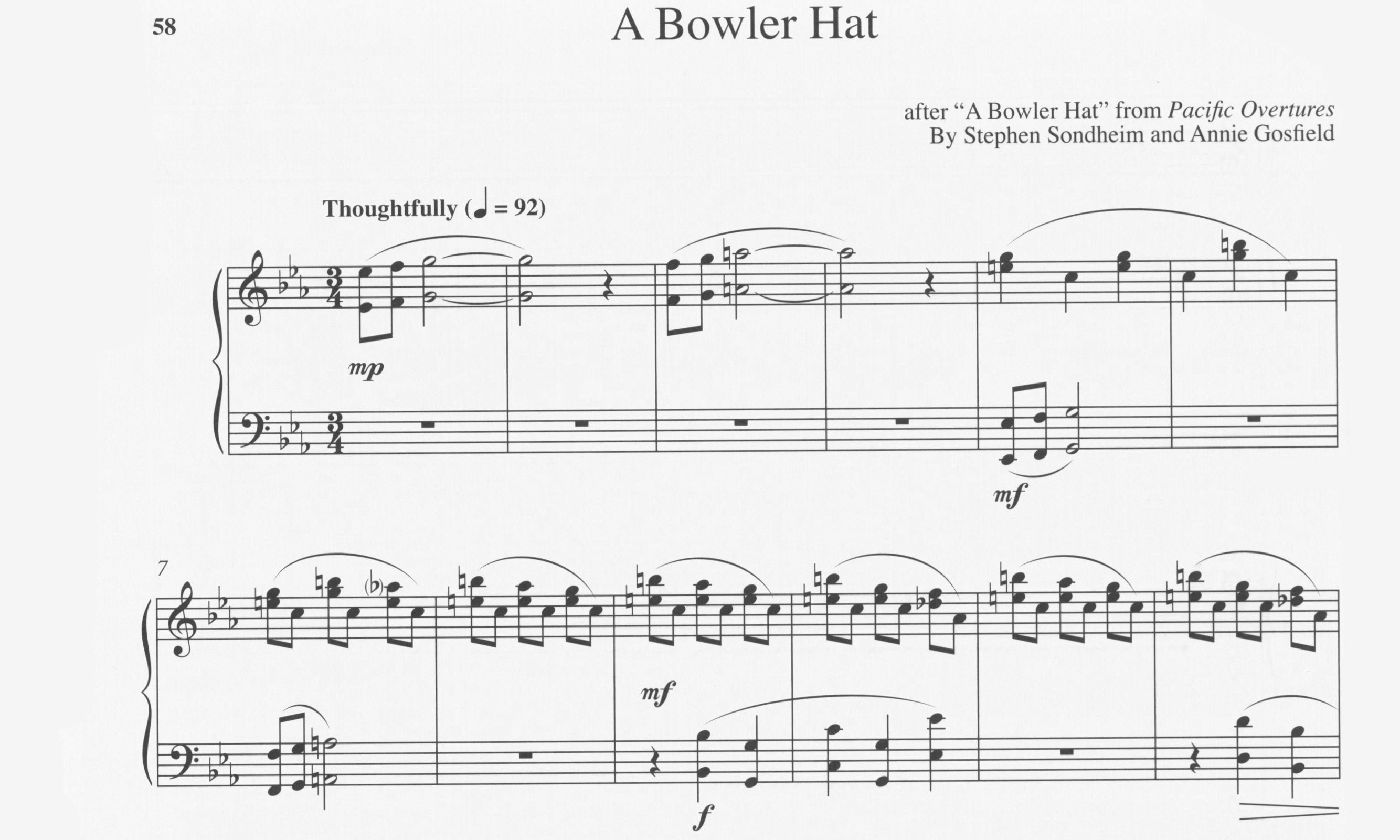 Gosfield, Annie - A Bowler Hat