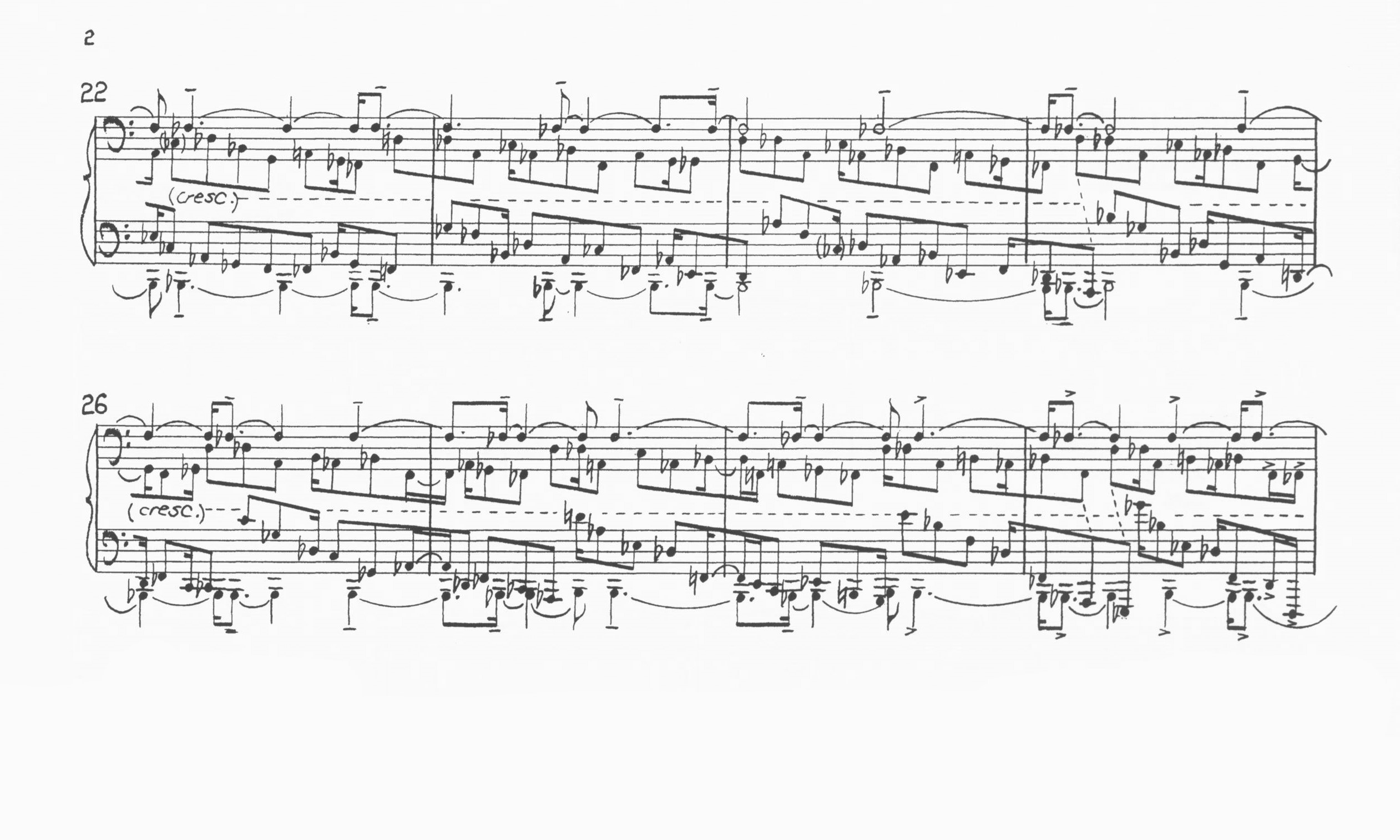 Piano Etude No. 2: Sequenzen - Unsuk Chin