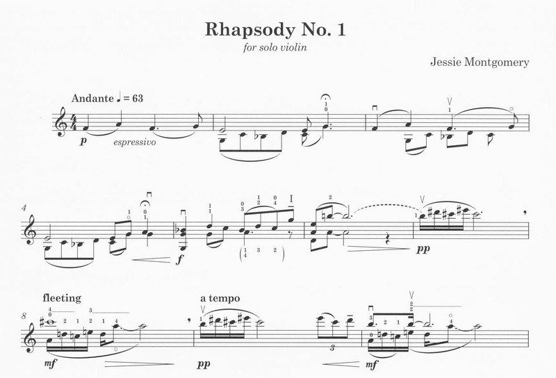 First page of Rhapsody No. 1