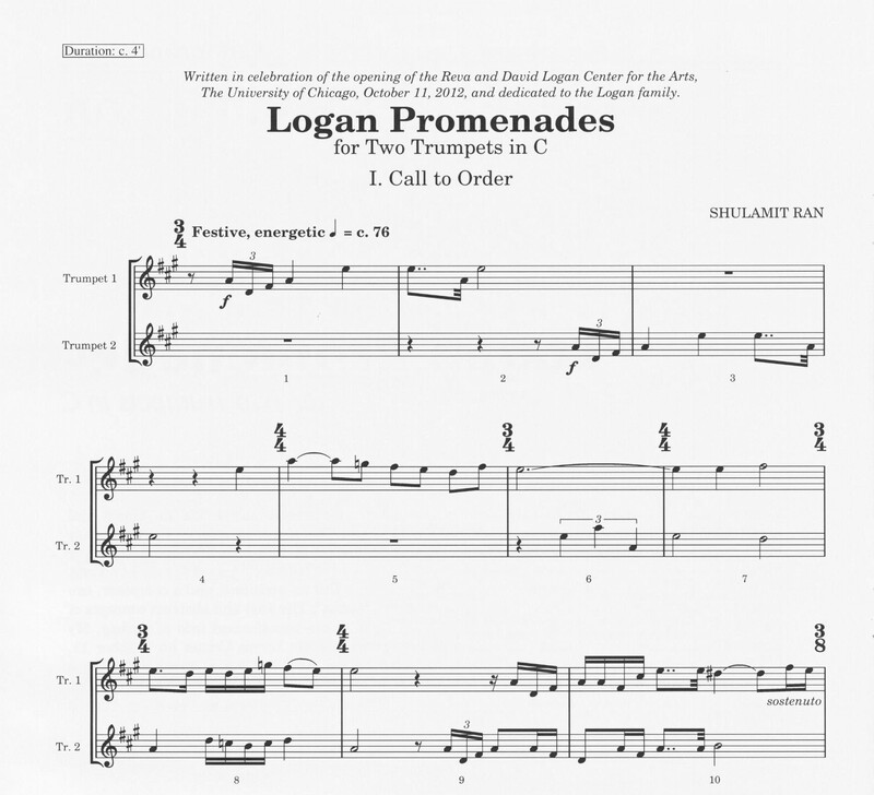 Logan Promenades - Shulamit Ran
