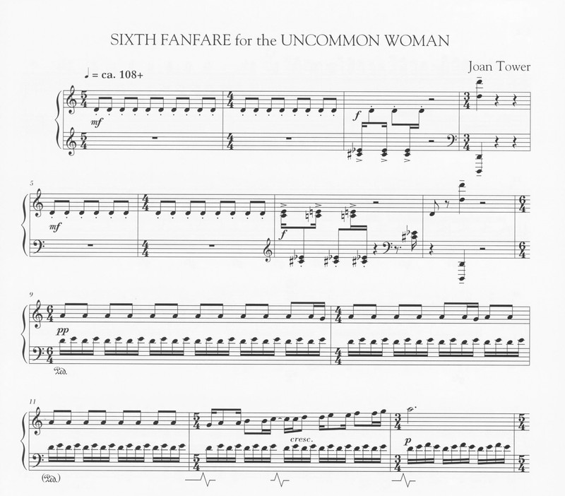 Sixth Fanfare for the Uncommon Woman - Joan Tower