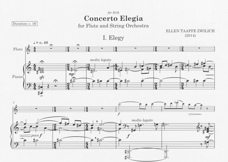 Concerto Elegia - Ellen Taaffe Zwilich