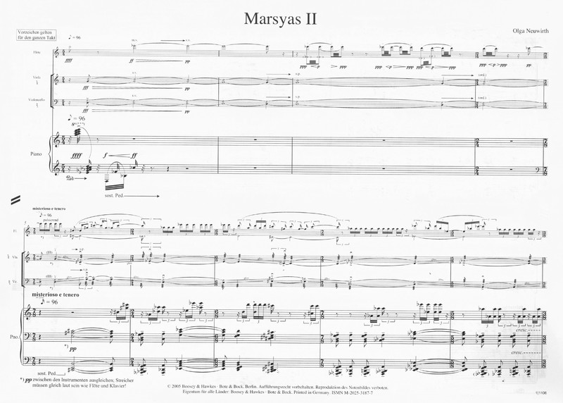 Marsyas II - Olga Neuwirth