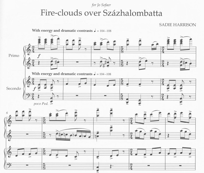 Fire-clouds over Százhalombatta - Sadie Harrison