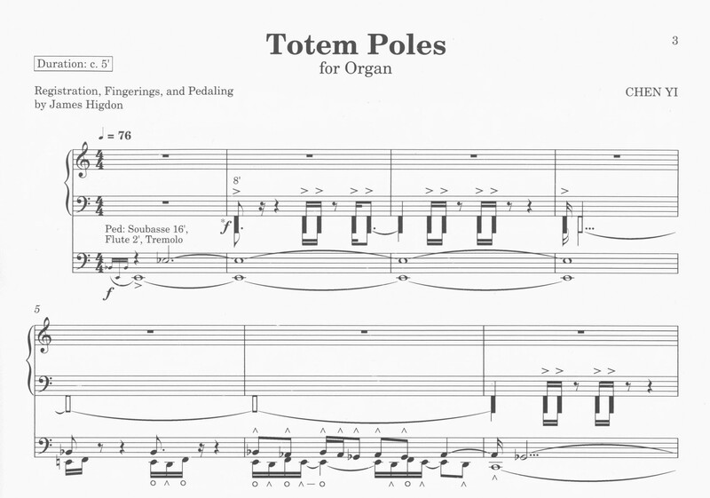 Totem Poles - Chen Yi