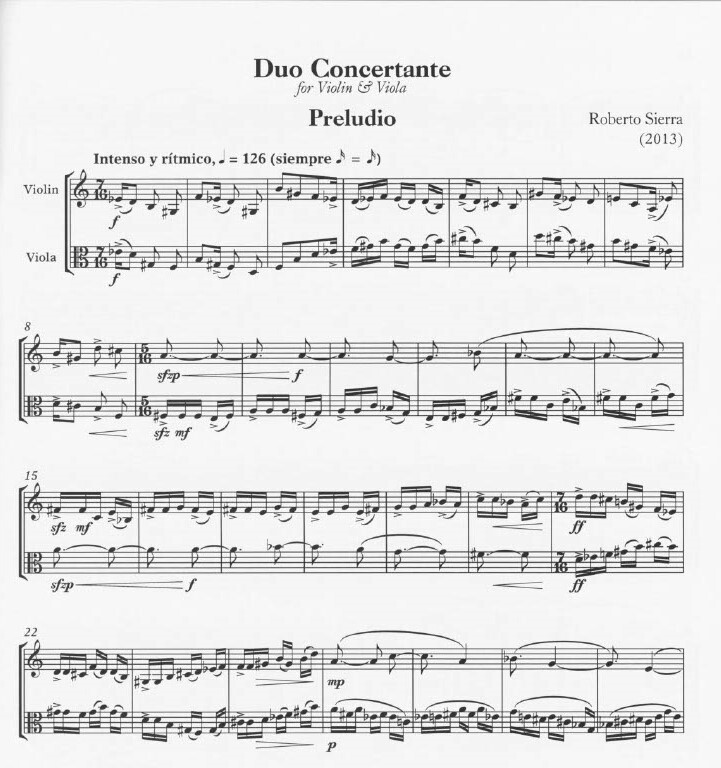 Duo Concertante - Roberto Sierra