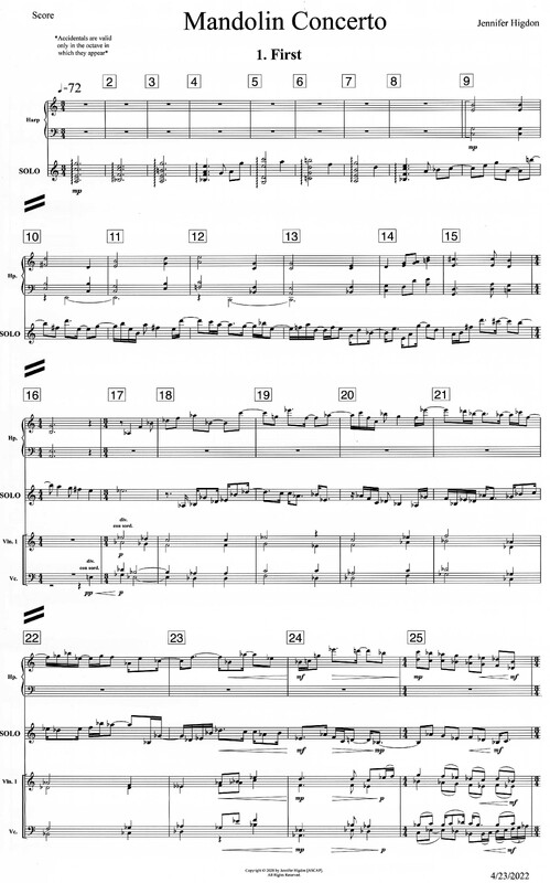 Mandolin concerto