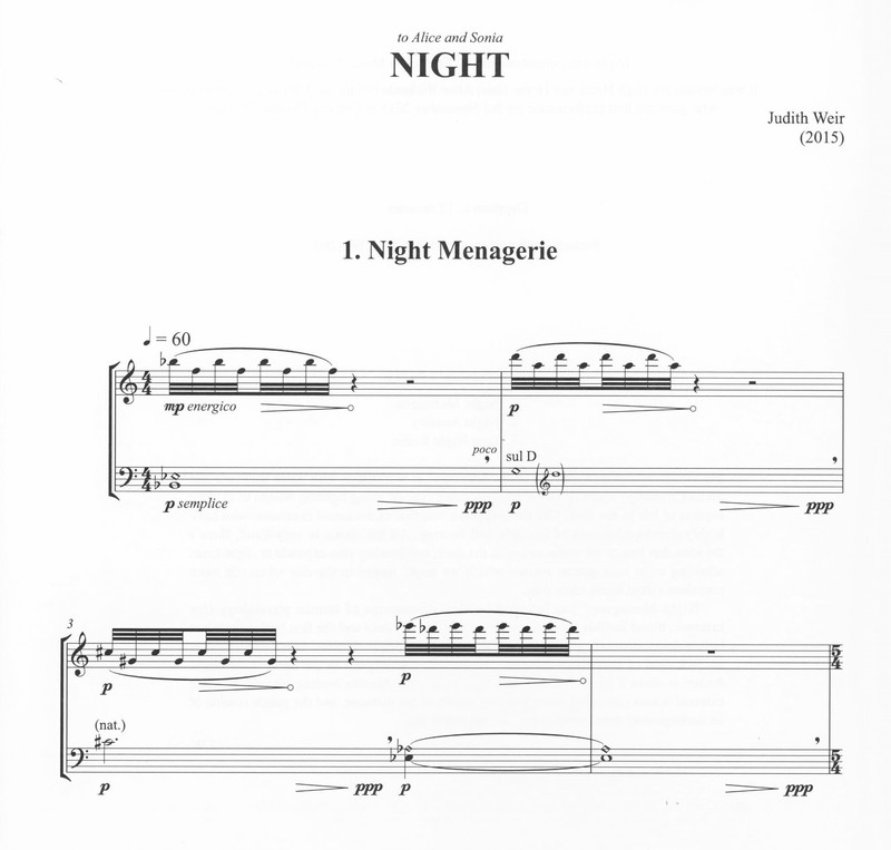 Night - Judith Weir