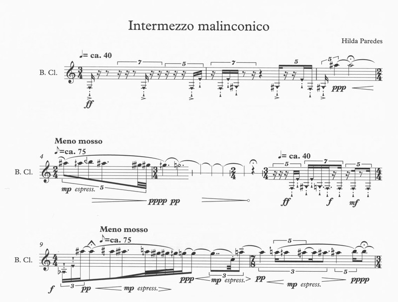 Intermezzo Malinconico - Hilda Paredes