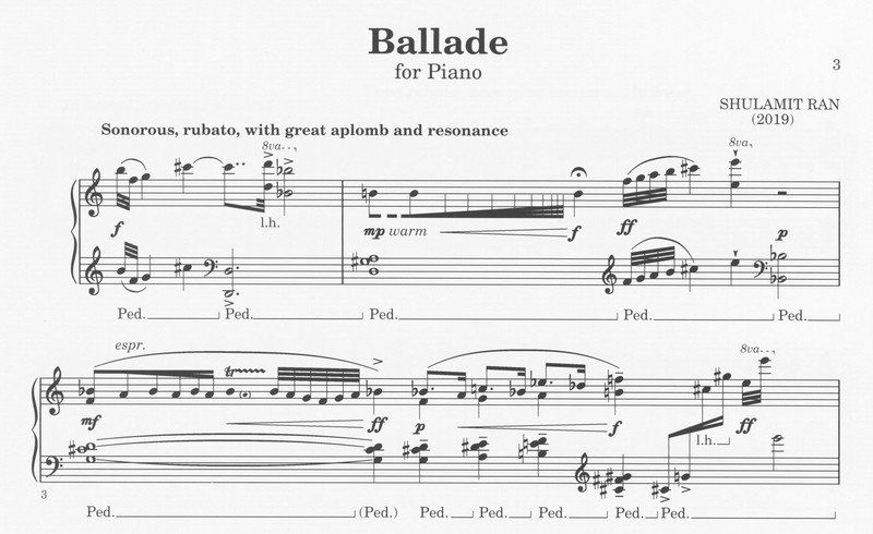 Ballade - Shulamit Ran