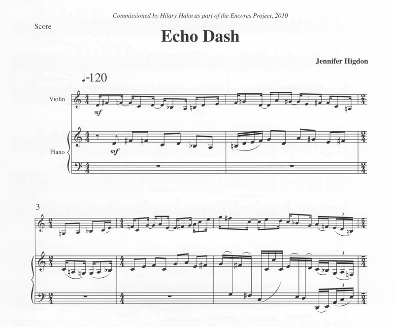 Echo Dash - Jennifer Higdon