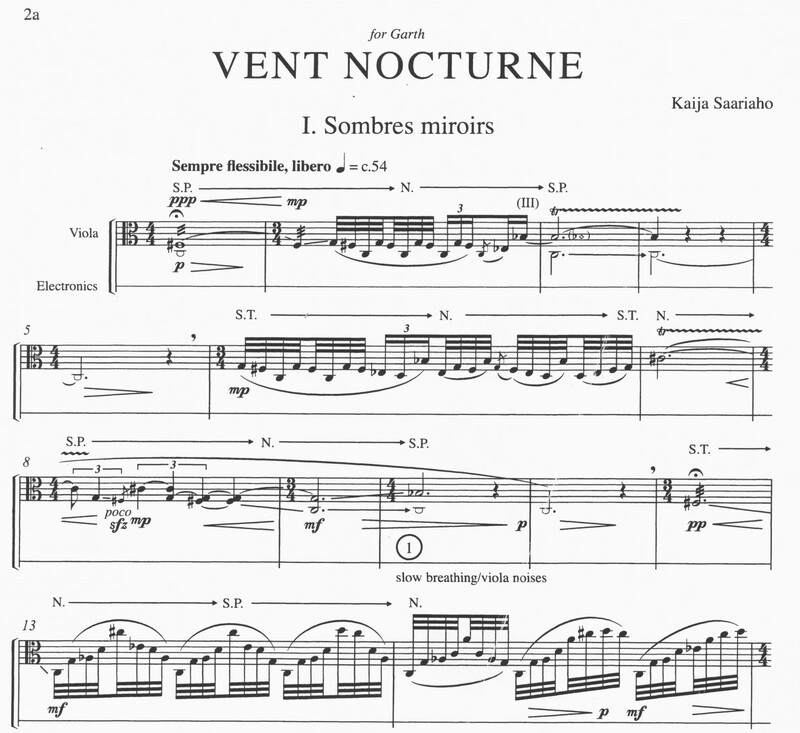 Vent Nocturne - Kaija Saariaho