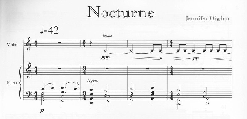 Nocturne - Violin and Piano