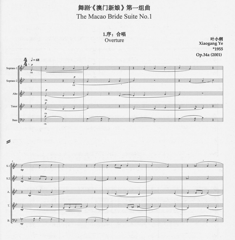 Collected Orchestral Works - Xiaogang Ye