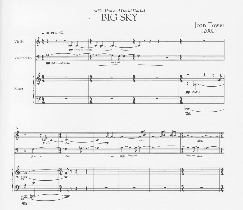 Big Sky - Joan Tower