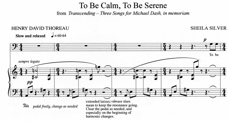 To be Calm, To Be Serene