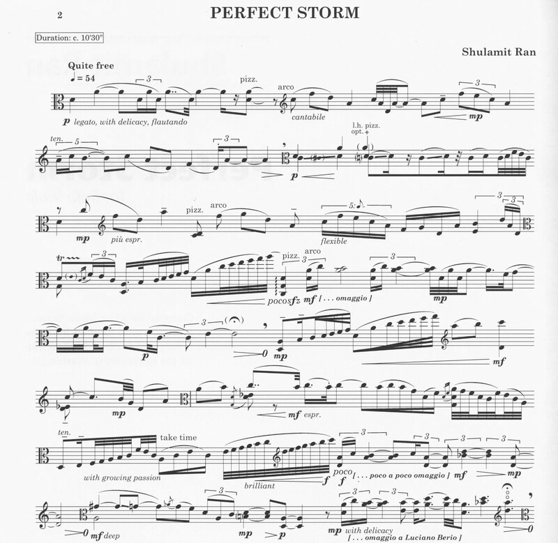 Perfect Storm - Shulamit Ran