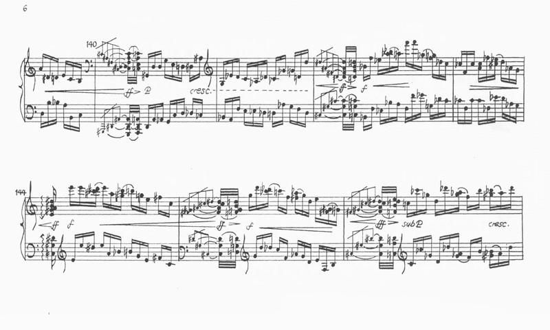 Piano Etude No. 4: Scalen - Unsuk Chin