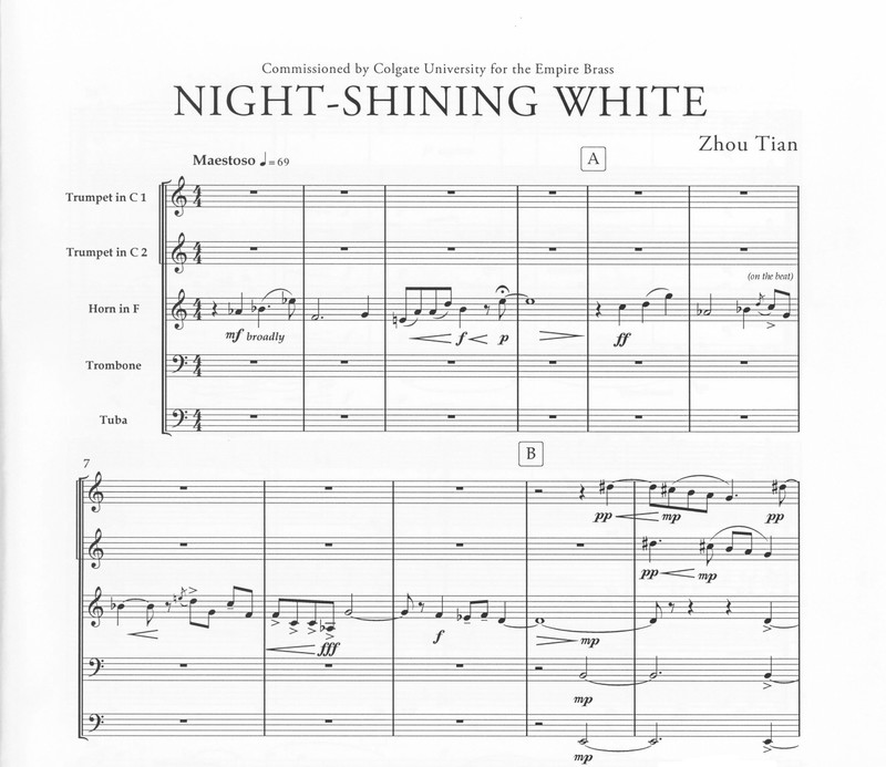 Night-Shining White - Zhou Tian