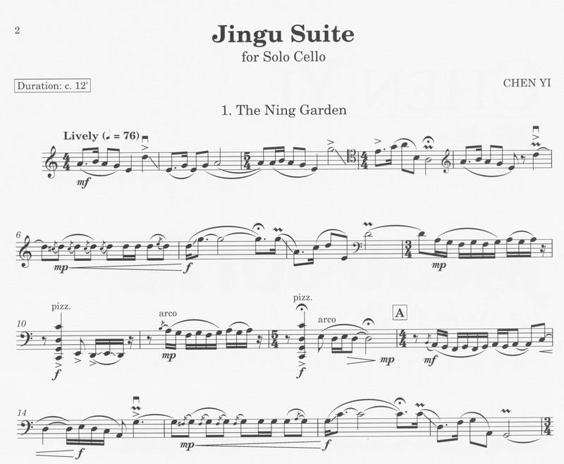 Jingu Suite - Chen Yi