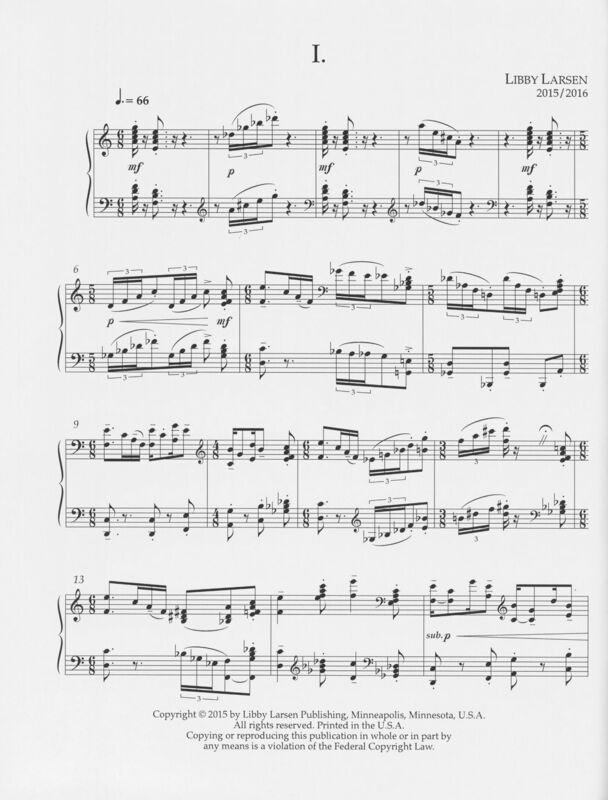 4 1/2: A Piano Suite - Libby Larsen