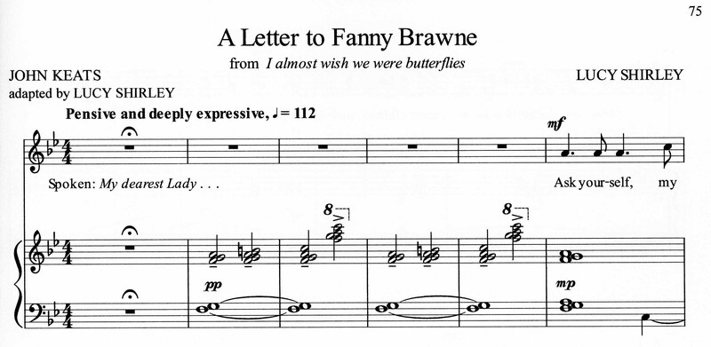 A Letter to Fanny Brawne