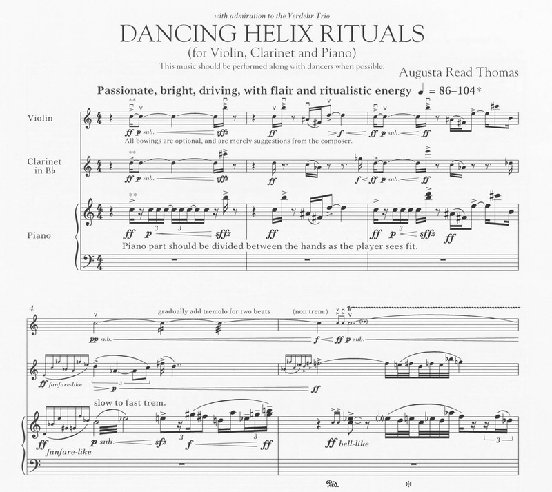 Dancing Helix Rituals - Augusta Read Thomas