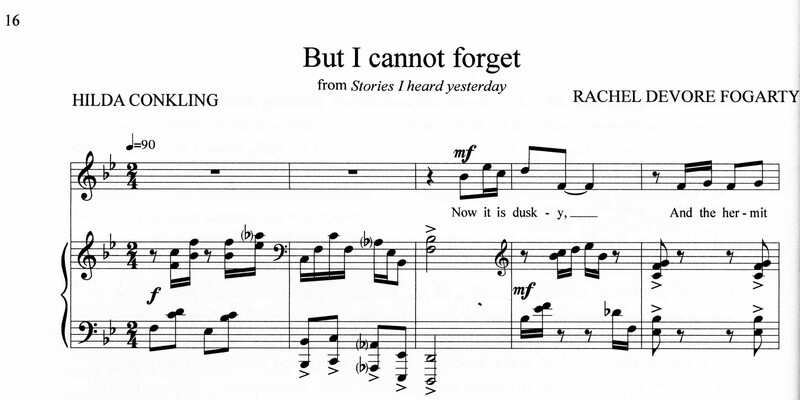 But I Cannot Forget