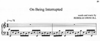On being Interrupted