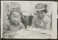 Children studying in Pao An, China