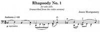 Rhapsody No.1