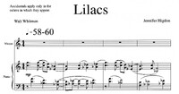 Lilacs for mezzo & piano