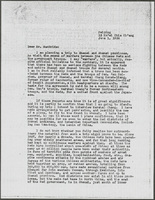 Letter describing Snow's upcoming trip to Shansi and Shensi province, China