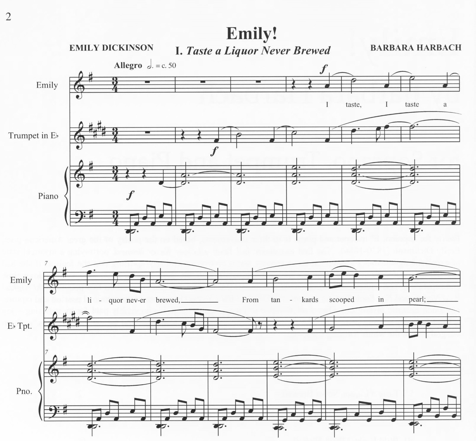 Emily! · Shining a Light 21st Century Music by Composers from  Underrepresented Groups · Digital Exhibits @ UMKC Libraries