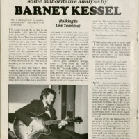 Putting jazz in perspective: some authoritative analysis by Barney Kessel
