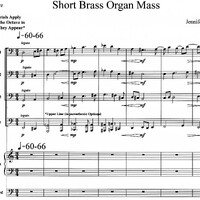 Short Brass Organ Mass