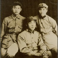 Red Army Officers in Kiangsi (Jiangxi), China