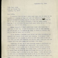 Letter to B.J. Baker