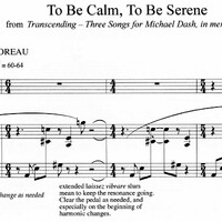 To be Calm, To Be Serene