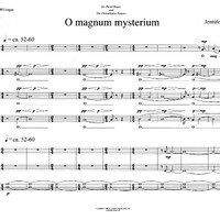 O magnum mysterium : organ version