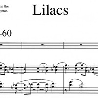 Lilacs for mezzo & piano